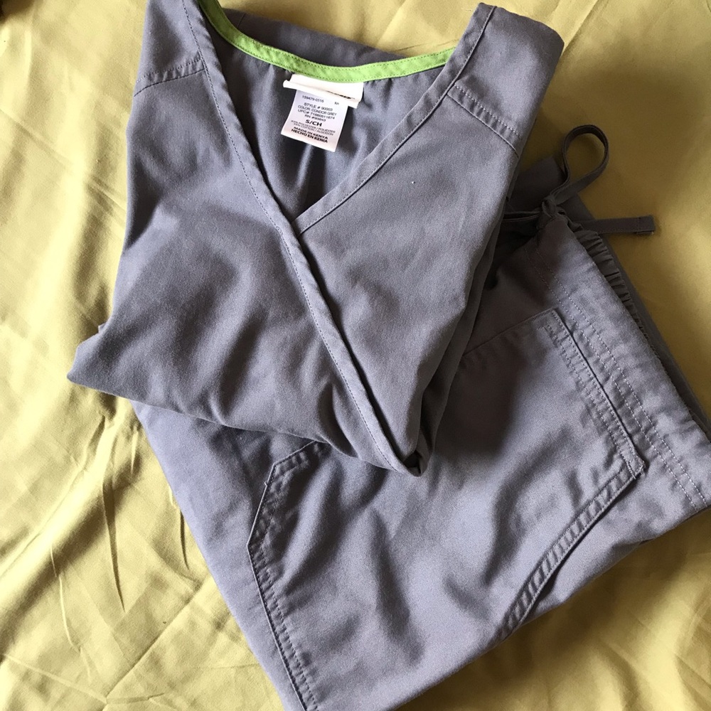 Grey scrubs